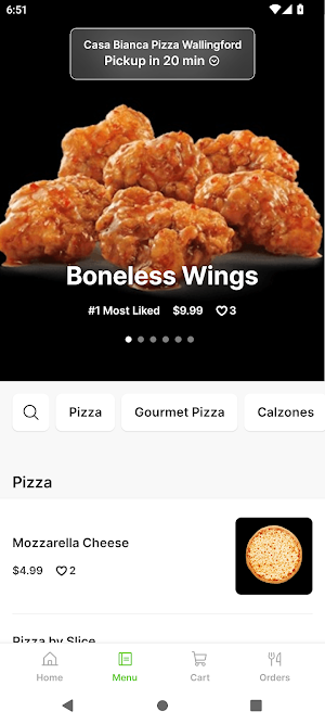 Casa Bianca Pizza Screenshot 1