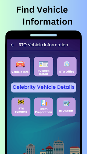 RTO Vehicle Information App Screenshot 1
