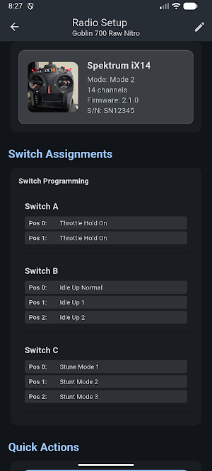 RC Model Manager Screenshot 3