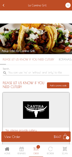 La Cantina Grill Screenshot 2