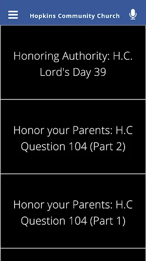 Hopkins Community Church Screenshot 2