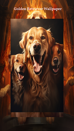 Golden Retriever Wallpaper Screenshot 2
