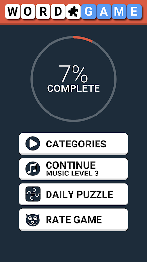 Word Puzzles (with Daily Challenge) Screenshot 0