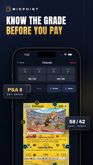Midpoint: AI Card Grading Scan Screenshot 0