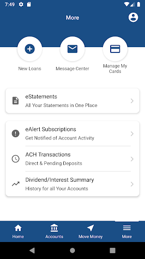 VCCEFCU Mobile Screenshot 2