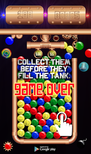 100 BOBOS arcade game. Screenshot 2