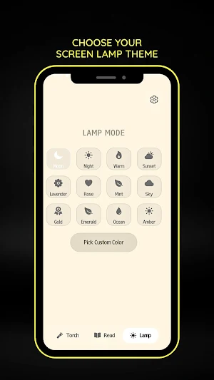 Night Lamp & Flashlight App Screenshot 2