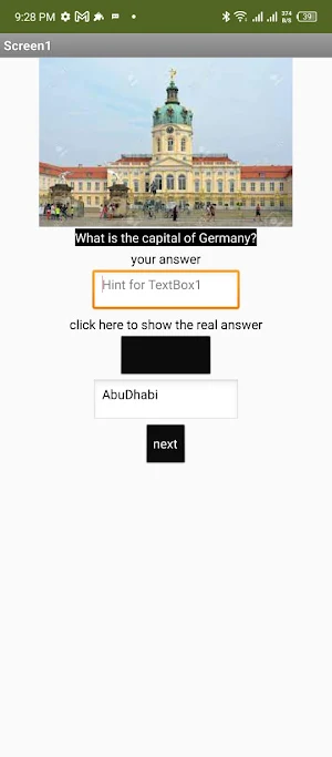 Capital Quiz Screenshot 0
