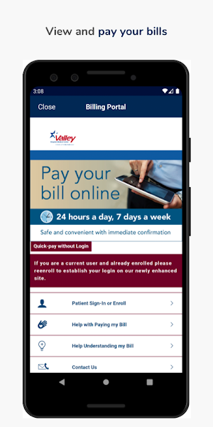 Valley Health System Screenshot 2