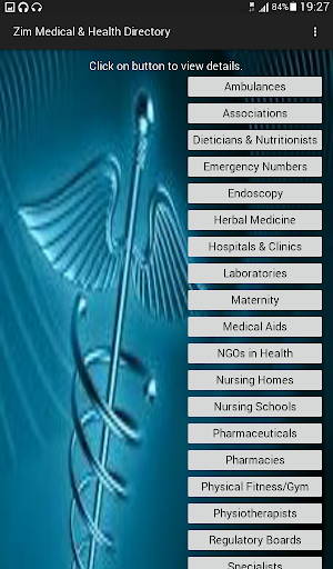 Zim Medical & Health Directory Screenshot 1