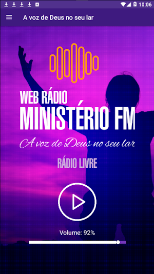 Web Rádio Ministério FM Fortaleza Screenshot 0