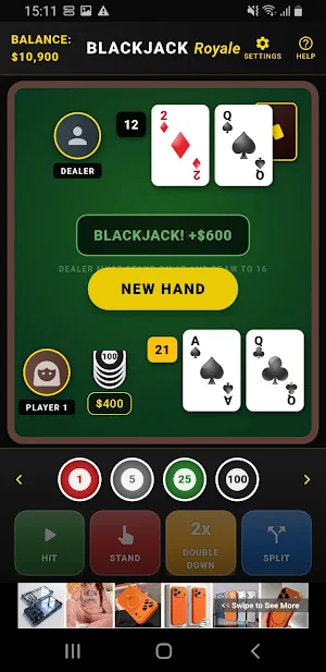 Blackjack Royale Screenshot 1