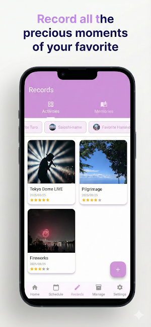 Fave Diary – Private Fan Space Screenshot 3
