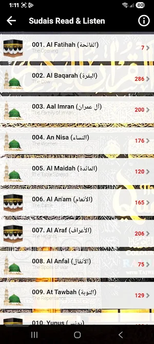 Sudais Quran Full Audio Offlin Screenshot 2