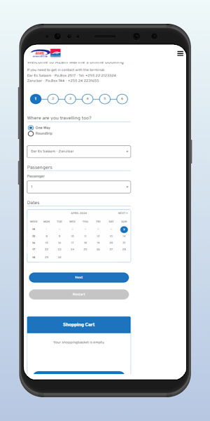 Azam Marine - Booking Ticket Screenshot 3