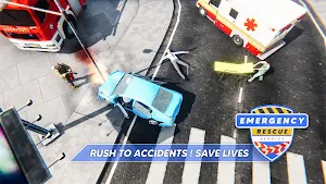 Emergency Rescue Service- Police, Firefighter, Ems Screenshot 1