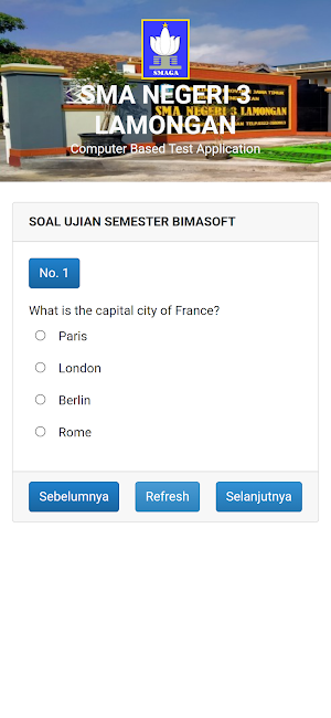 EXAM SMAN 3 LAMONGAN Screenshot 1