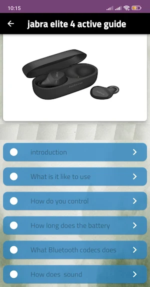 jabra elite 4 active guide Screenshot 3