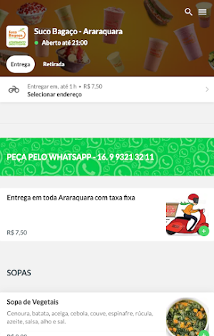 Suco Bagaço Screenshot 1