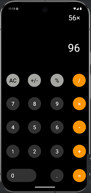Simple Calculator App Screenshot 1