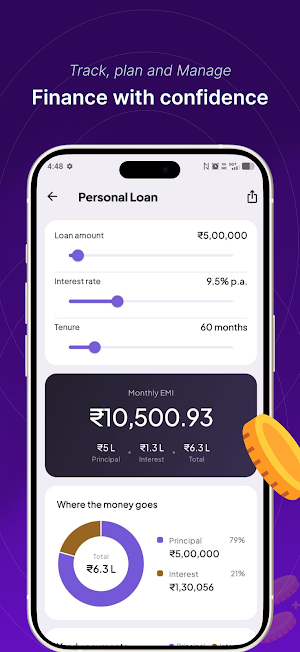 Loan EMIs % Screenshot 3