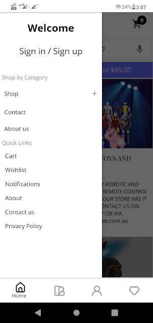 robotic toys and collectibles Screenshot 1