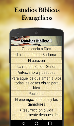 Estudios Bíblicos Evangélicos Screenshot 1