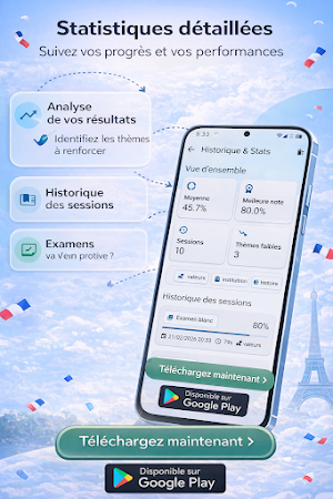 Test civique France – QCM 2026 Screenshot 3