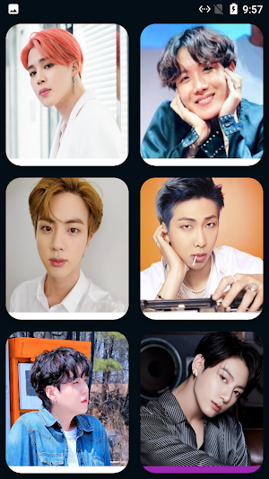 BTS Slide Puzzle Game Screenshot 2
