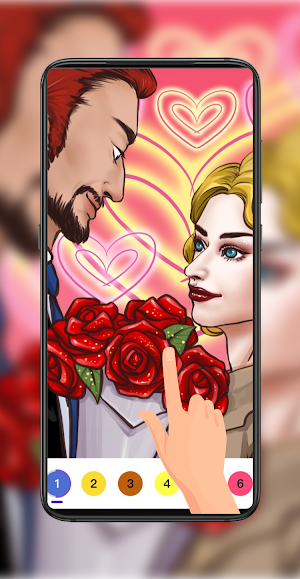 Valentine Day:Color Master by Number Package Screenshot 0