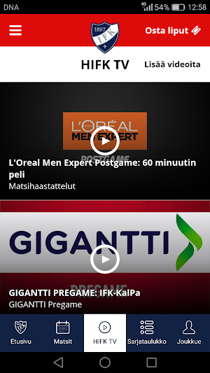 HIFK Screenshot 2