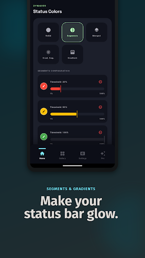 RingBar: Battery & Status Ring Screenshot 3