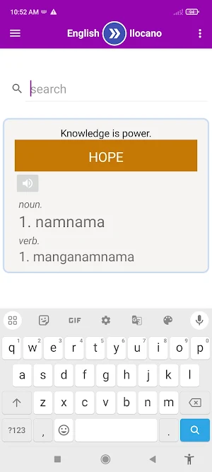 English To Ilocano Dictionary Screenshot 0