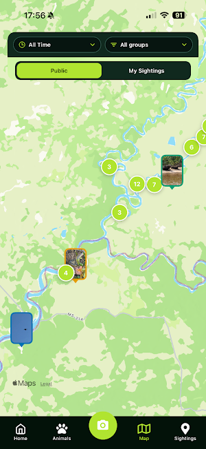 WildGuide: Pantanal Wildlife Screenshot 1