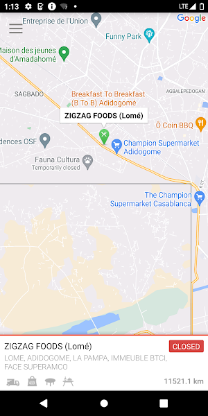 ZIGZAG FOODS Screenshot 1