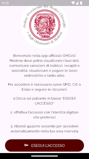 OMCeO Modena Screenshot 0