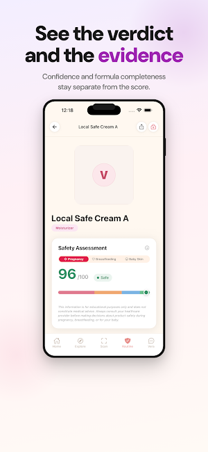 VeriMom: Pregnancy Skincare Screenshot 1