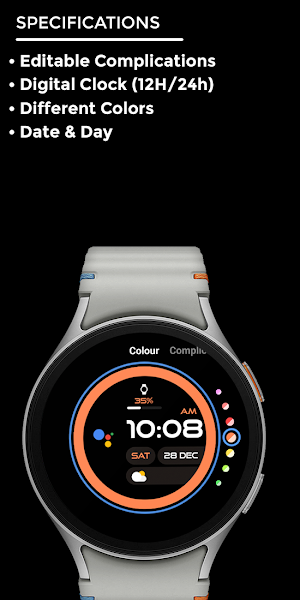 Night 71 - watch face Screenshot 3