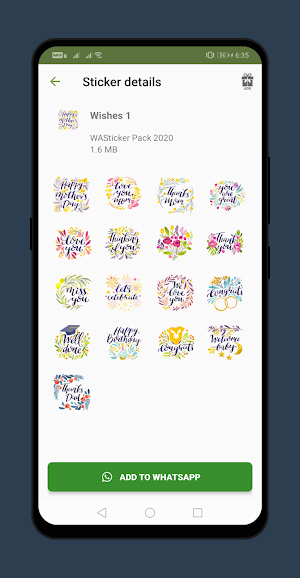 All Wishes Stickers for WhatsApp - WA Stickers App Screenshot 3