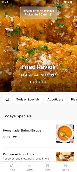 Il Forno Brick Oven Pizza Screenshot 1
