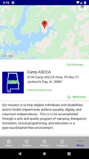 Camp ASCCA Screenshot 1