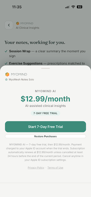 MyoMesh Notes Solo Screenshot 3