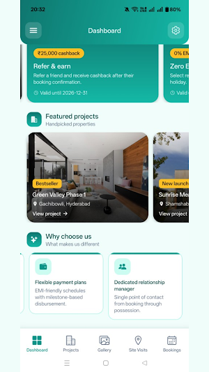 CRM App - Customer Screenshot 1