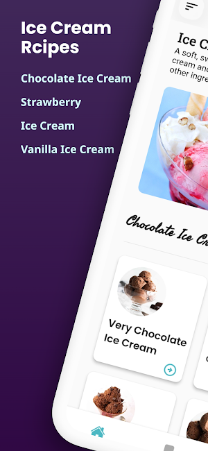 Ice Cream Recipe Screenshot 0