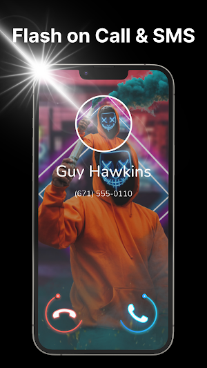 Flashlight Alert on Call & Sms Screenshot 0