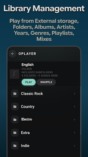 o-Player: A Music Player Screenshot 1
