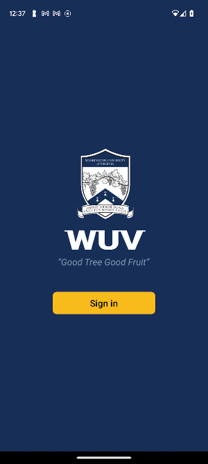 WUV Student Screenshot 0