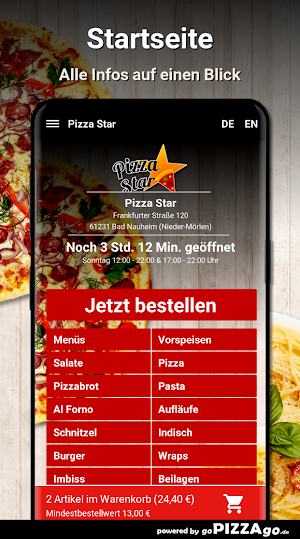 Pizza Star Bad Nauheim (Nieder Screenshot 1