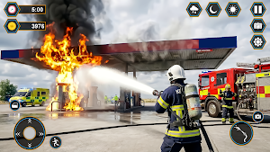 US Fire Truck Rescue Sim Game Screenshot 3