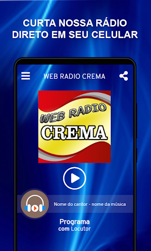 WEB RADIO CREMA Screenshot 0